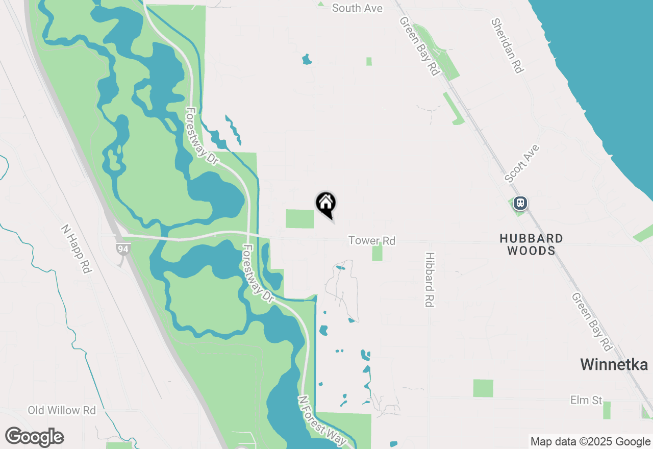 Map of 1502 Edgewood Lane, Winnetka, IL 60093