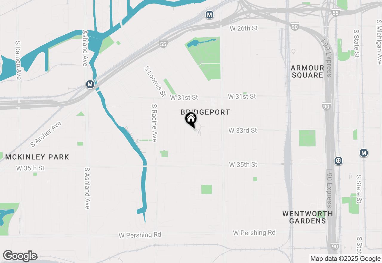 Map of 3315 S Morgan Street #2, Chicago, IL 60608