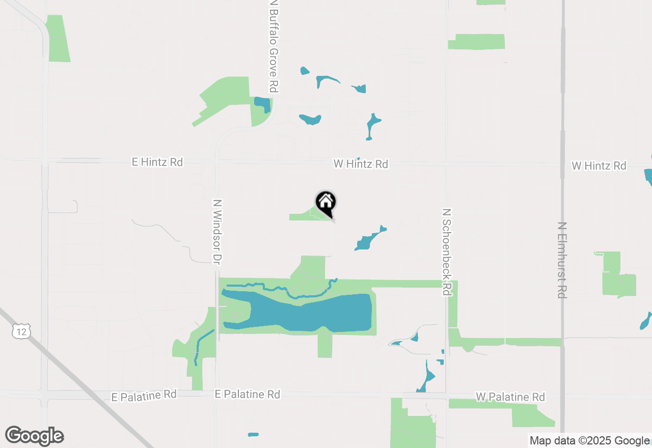 Map of 2126 E Waverly Lane, Arlington Heights, IL 60004