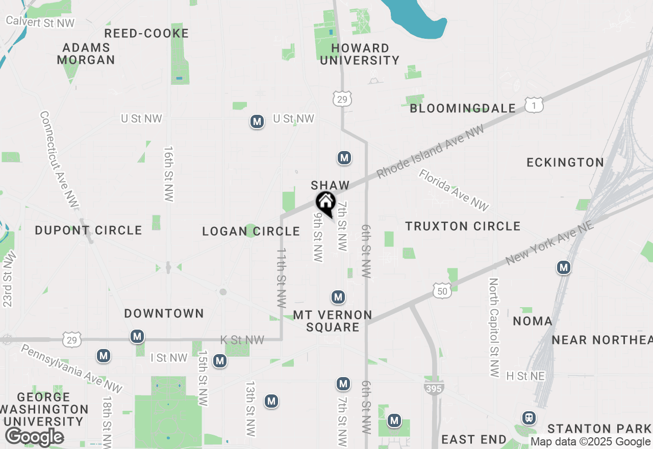 Map of 1514 8th Street Nw #6, Washington, DC 20001