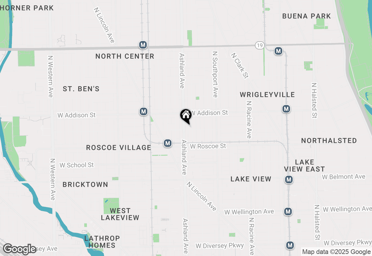 Map of 1550 W Cornelia Avenue #304, Chicago, IL 60657