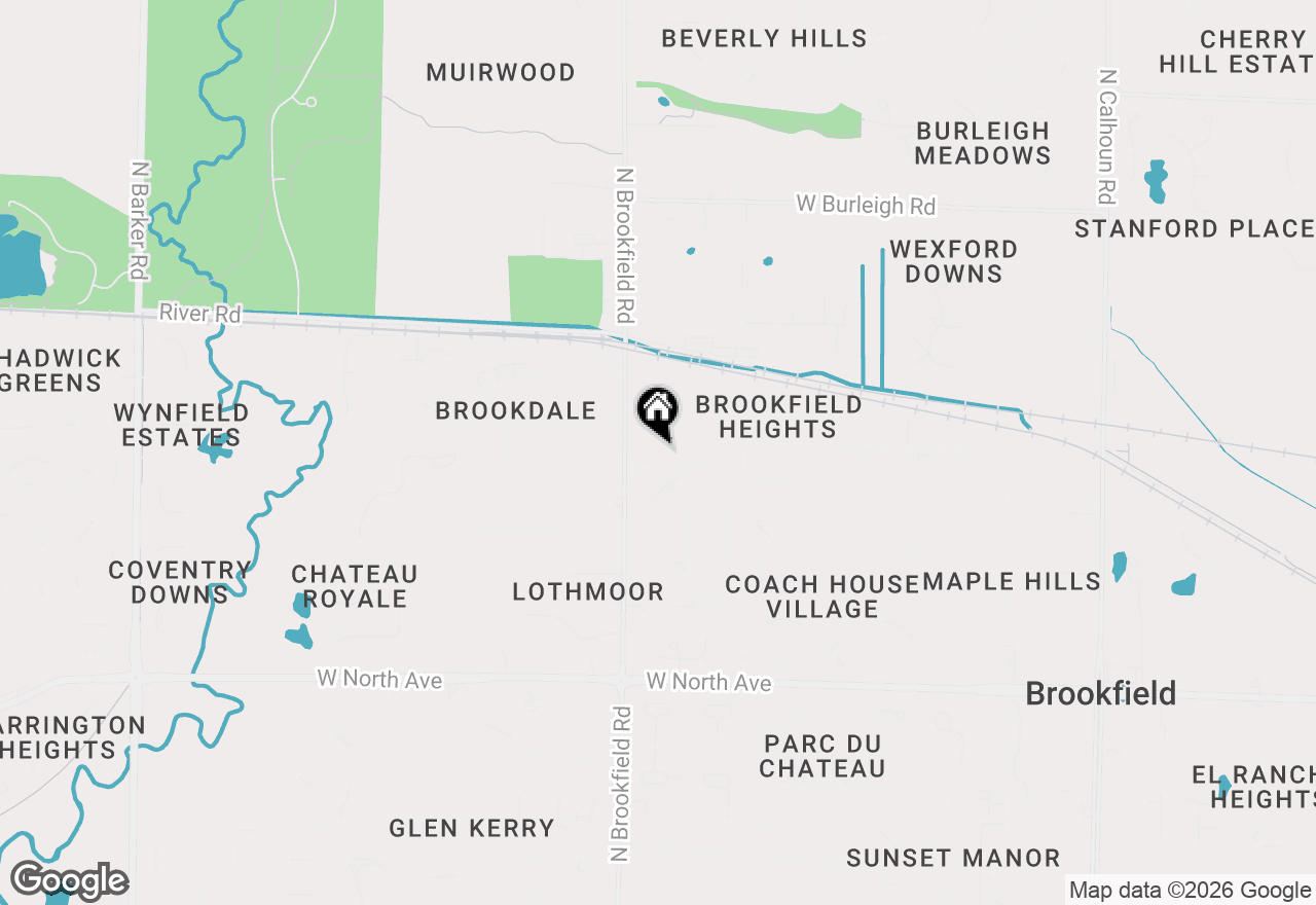 Map of 18700 Moor Ct, Brookfield, WI 53045