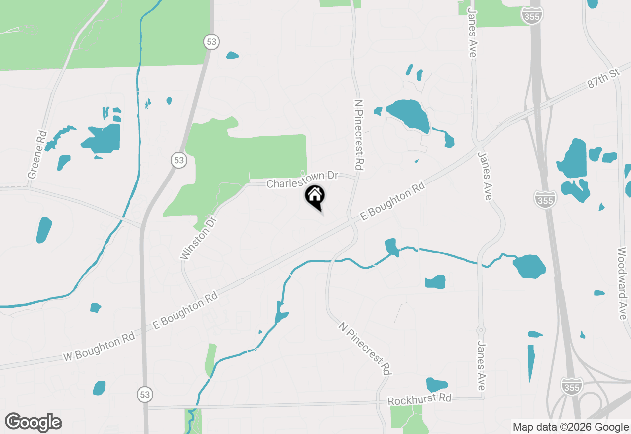 Map of 404 Assembly Drive, Bolingbrook, IL 60440