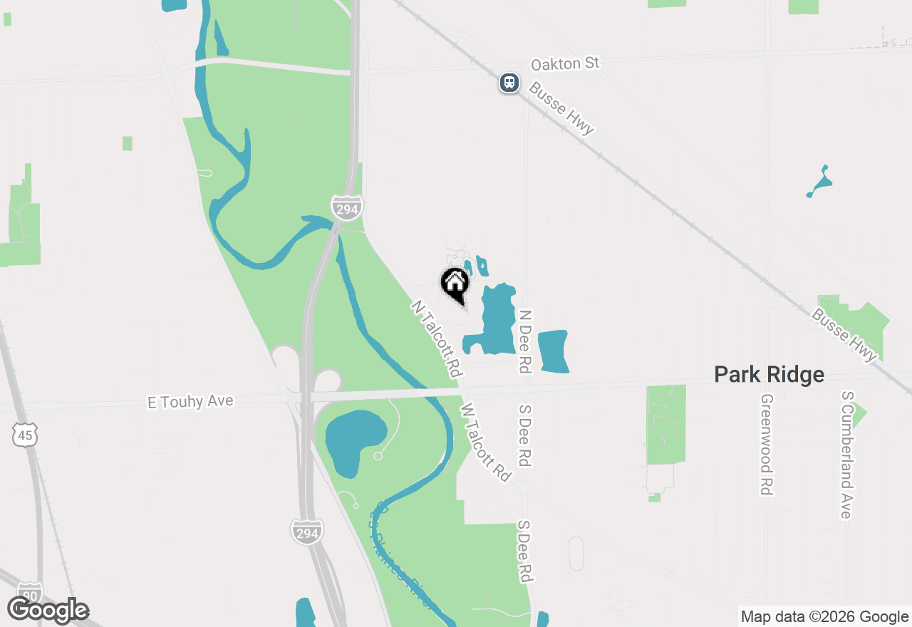 Map of 22 Park Lane #204, Park Ridge, IL 60068