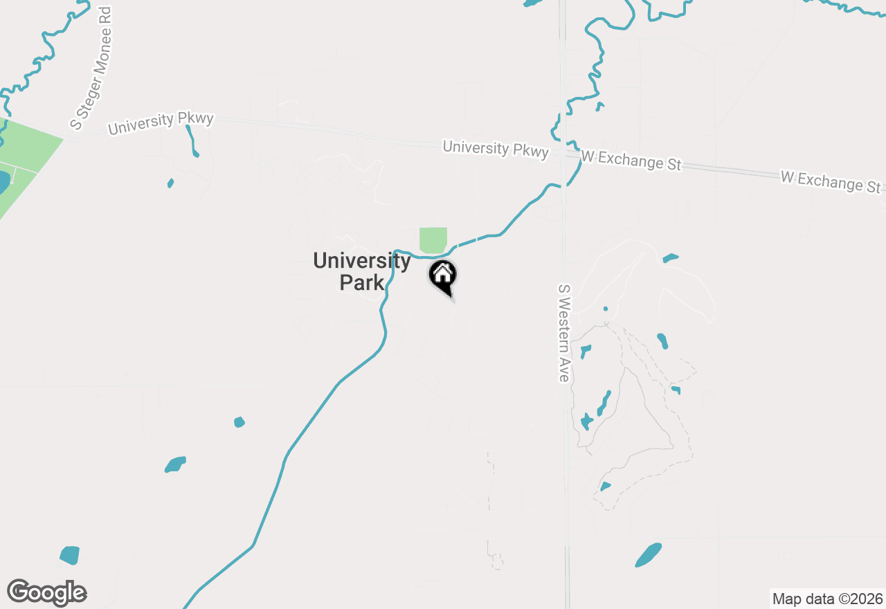 Map of 608 Sullivan Lane, University Park, IL 60484