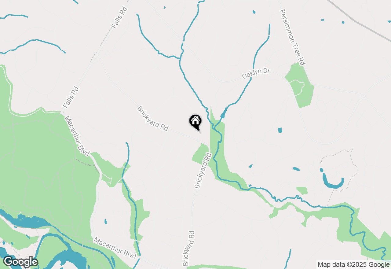 Map of 8500 Horseshoe Lane, Potomac, MD 20854