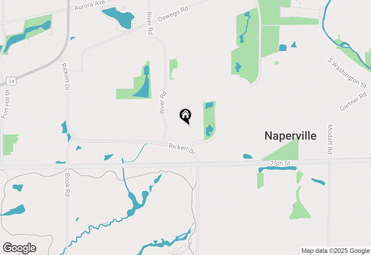 Map of 1245 Rhodes Lane #1245, Naperville, IL 60540