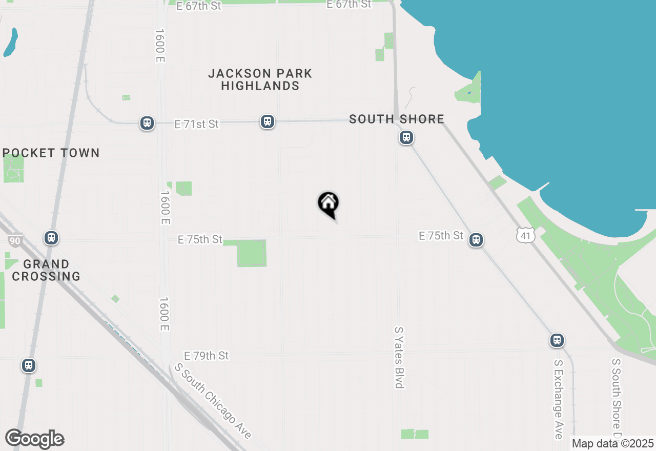 Map of 7437 S Merrill Avenue, Chicago, IL 60649