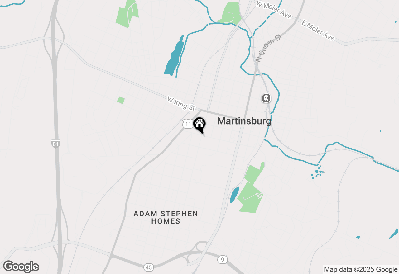 Map of  S Raleigh St, Martinsburg, WV 25401