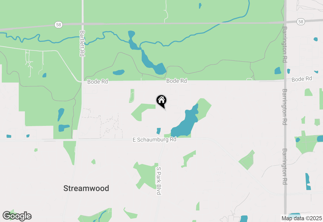 Map of 66 Gant Circle #D, Streamwood, IL 60107