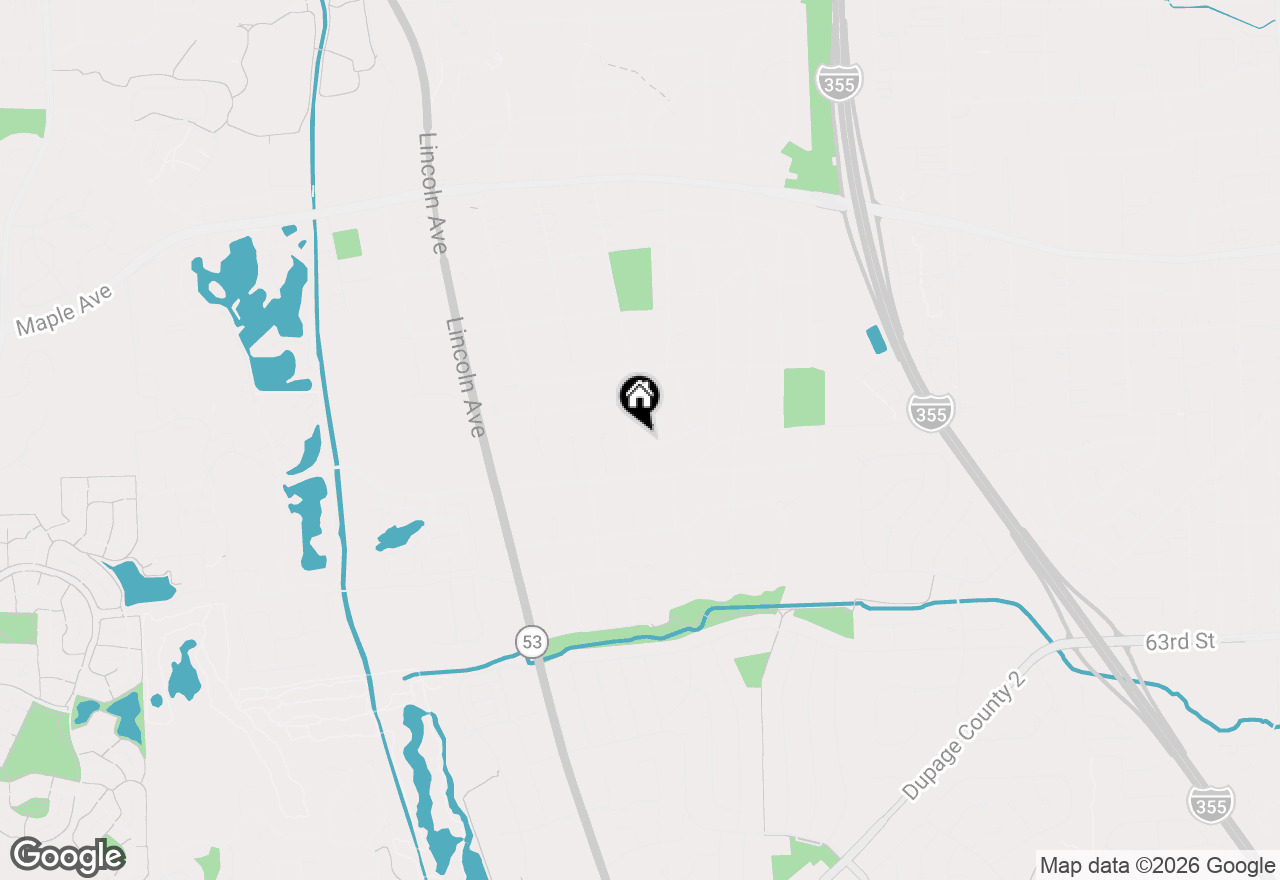 Map of 706 Crest Lane, Lisle, IL 60532