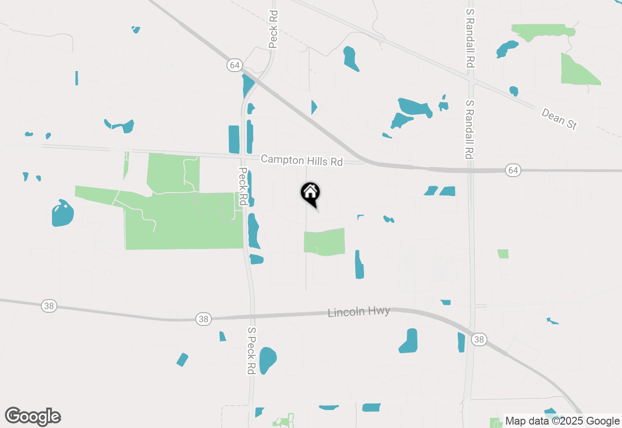 Map of 319 Fairmont Court, St. Charles, IL 60175