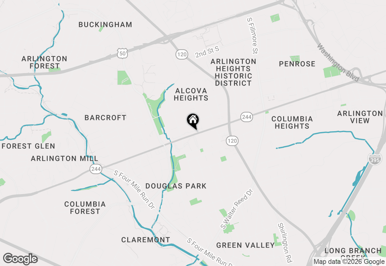 Map of 3854 9th Road S #3854, Arlington, VA 22204