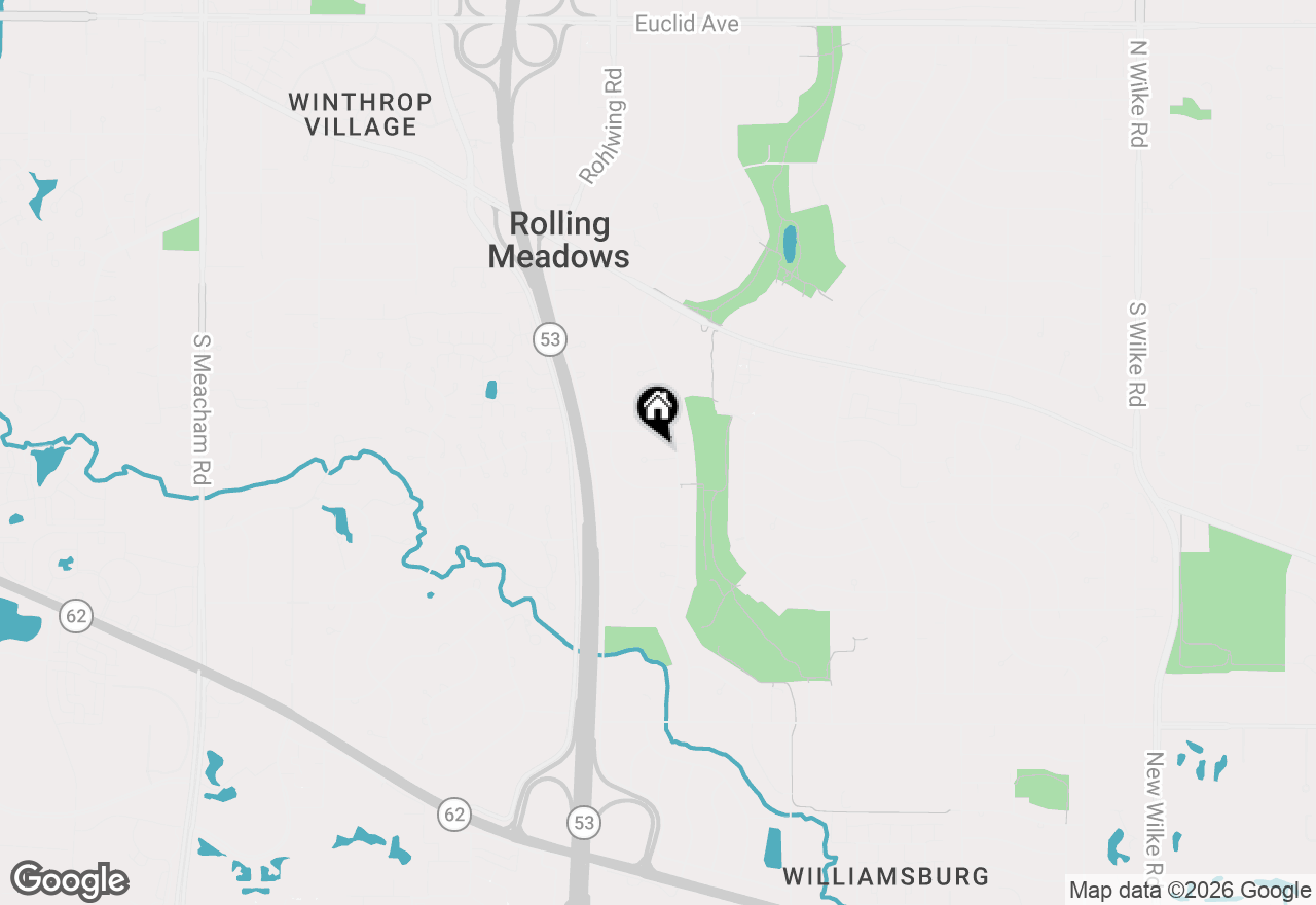 Map of 3502 Mallard Court, Rolling Meadows, IL 60008