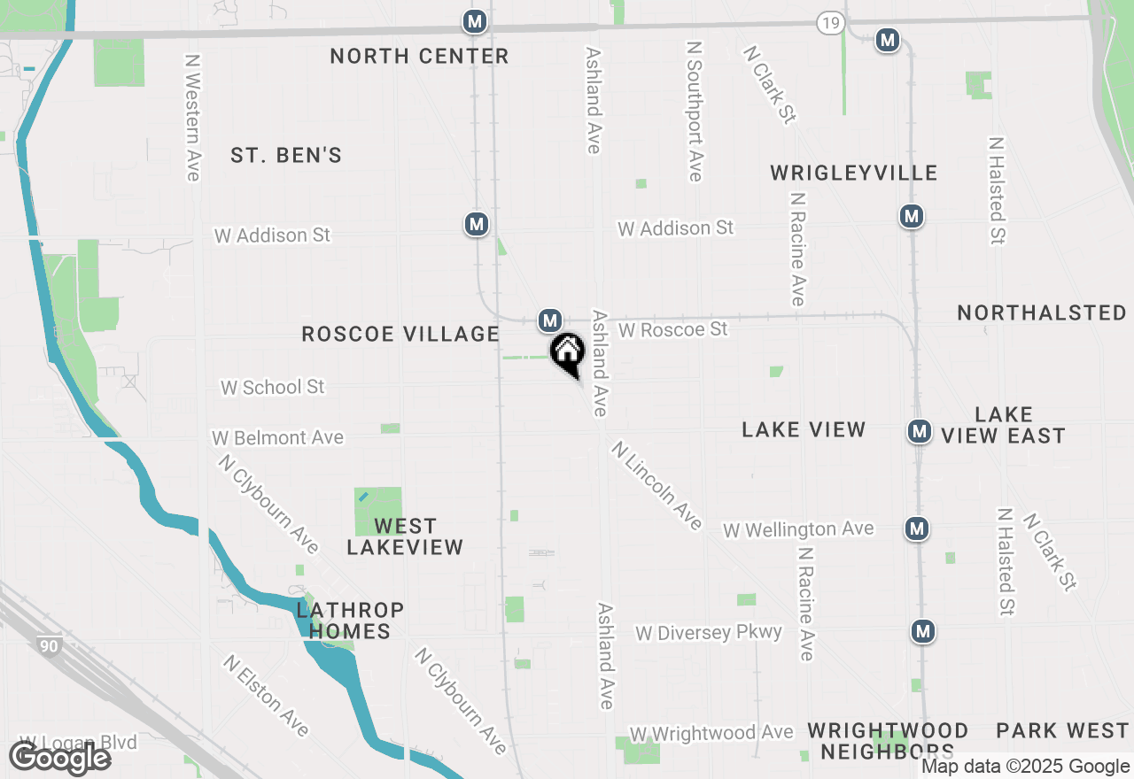 Map of 1645 W School Street #318, Chicago, IL 60657