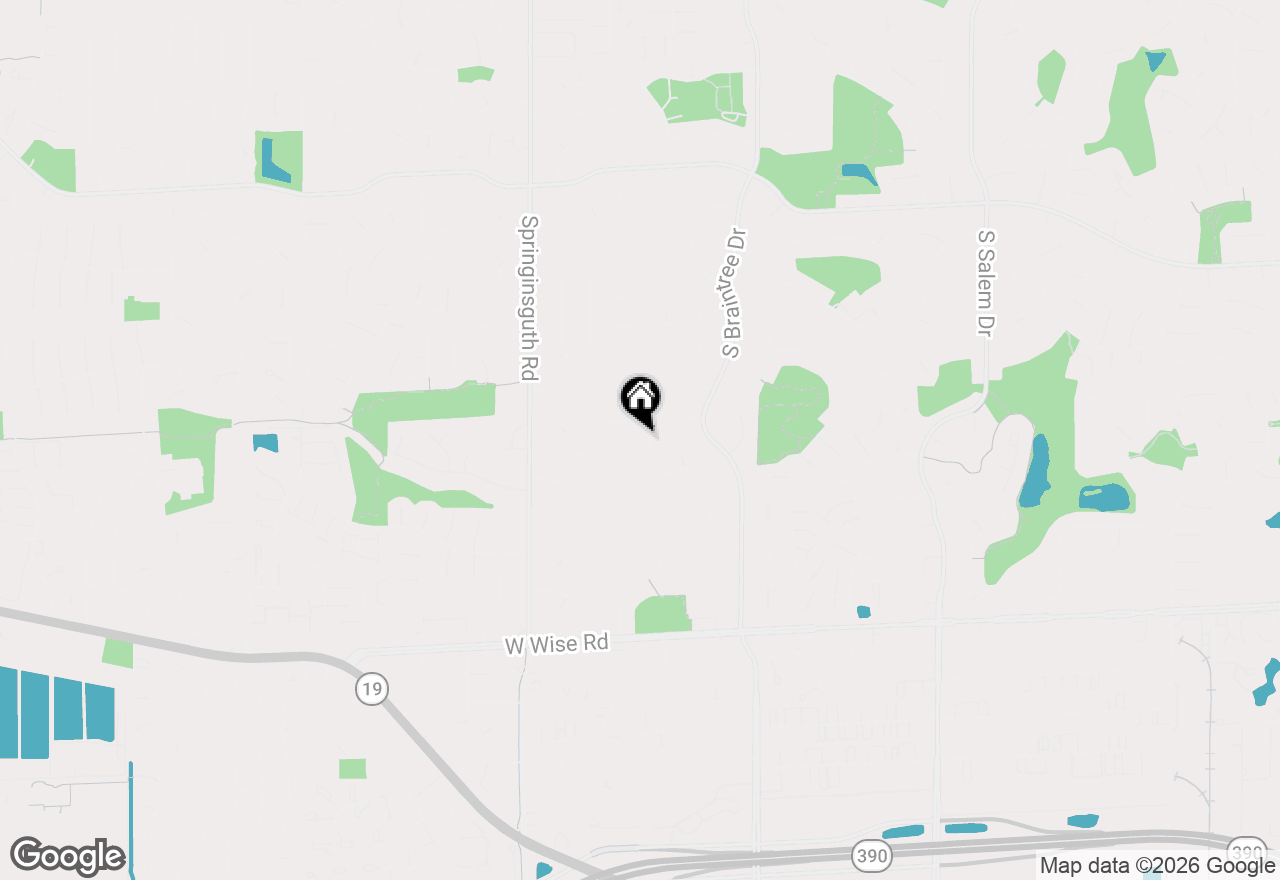 Map of 1338 Radcliffe Lane, Schaumburg, IL 60193