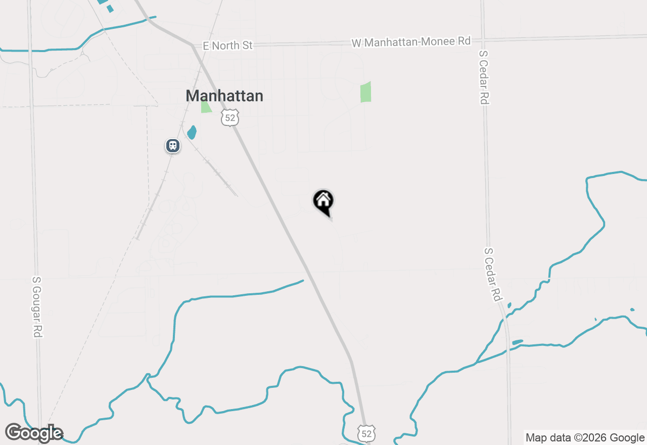 Map of 26100 S Castle Boulevard, Manhattan, IL 60442