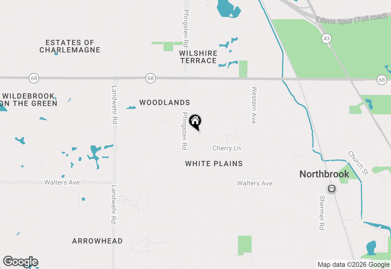 Map of 2769 Shannon Road, Northbrook, IL 60062