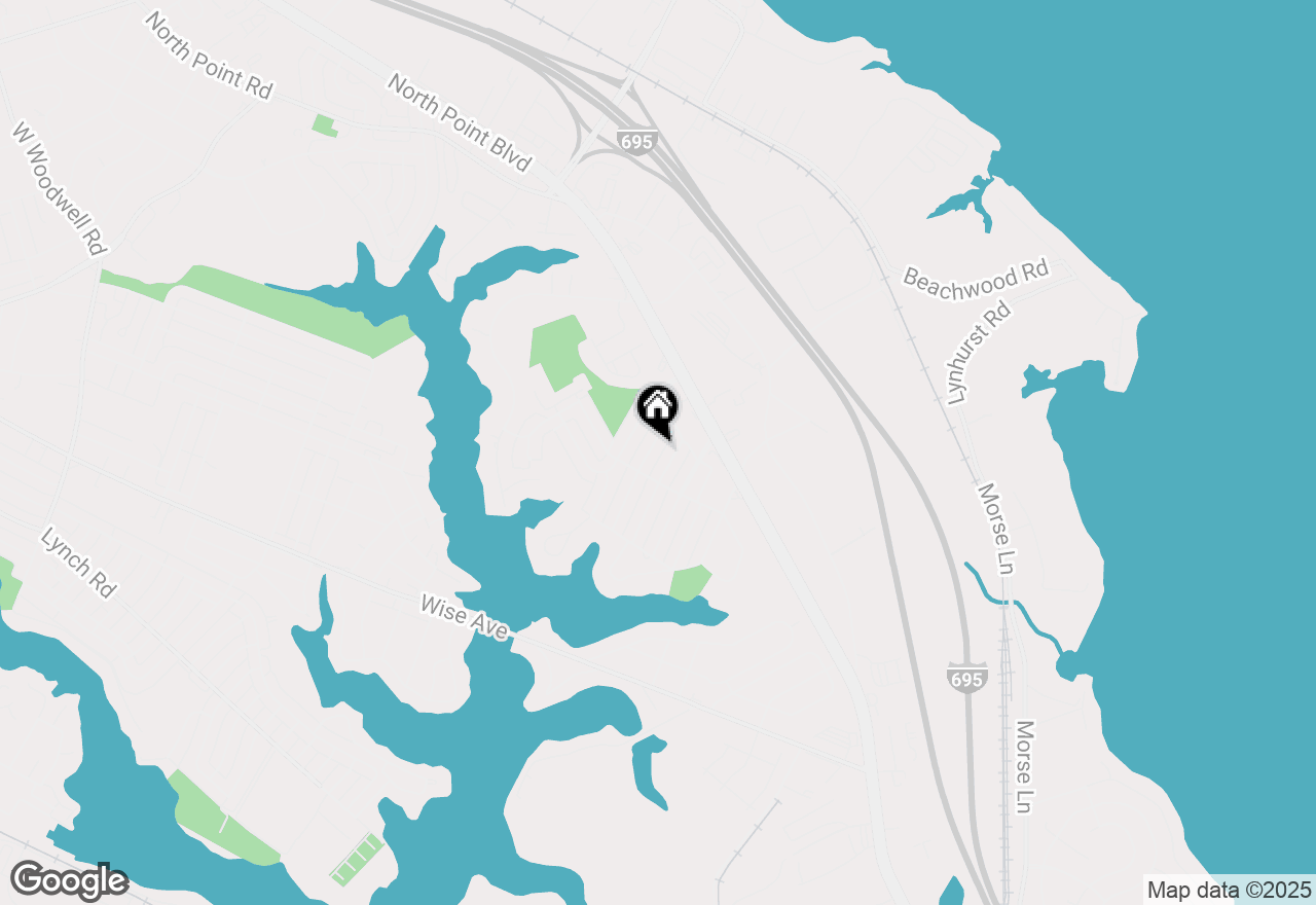 Map of 7929 Saint Claire Lane, Baltimore, MD 21222