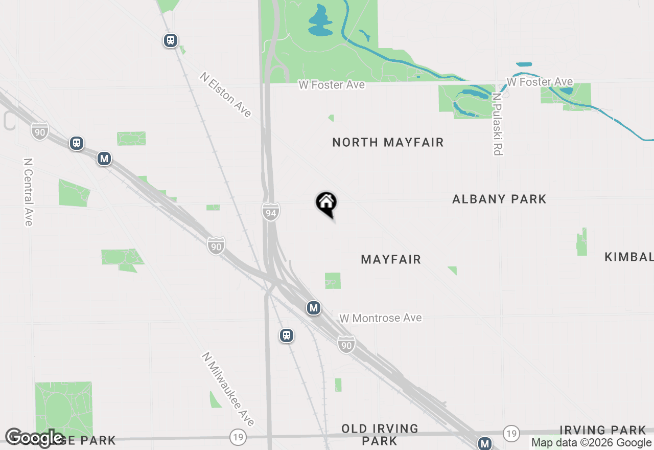 Map of 4711 N Kenton Avenue #1, Chicago, IL 60630