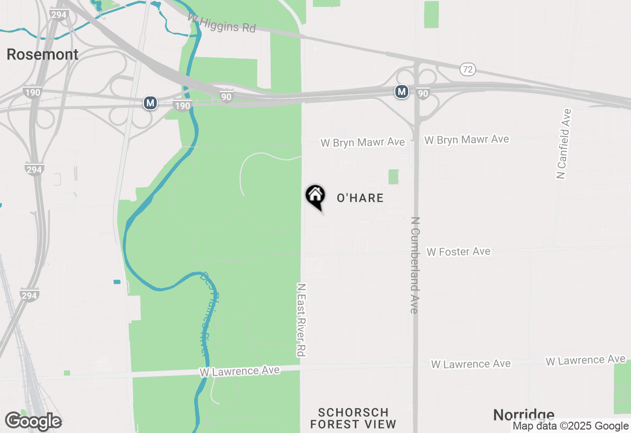 Map of 8734 W Summerdale Avenue #2S, Chicago, IL 60656