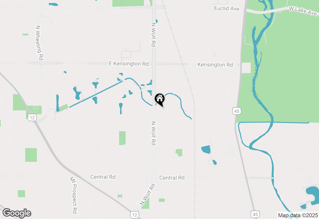 Map of 651 Longford Drive, Des Plaines, IL 60016