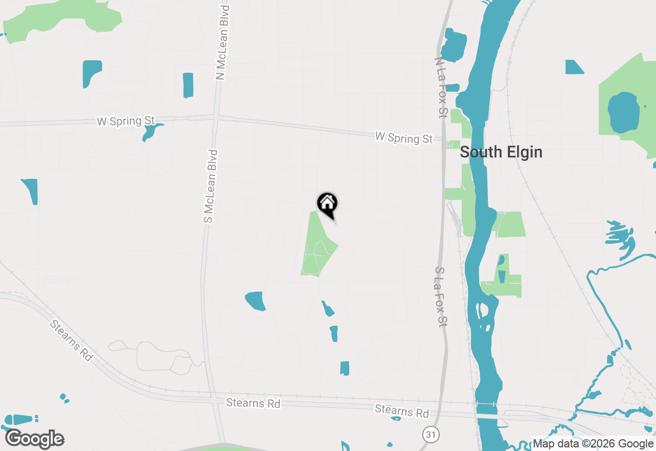 Map of 791 Brookline Street, South Elgin, IL 60177