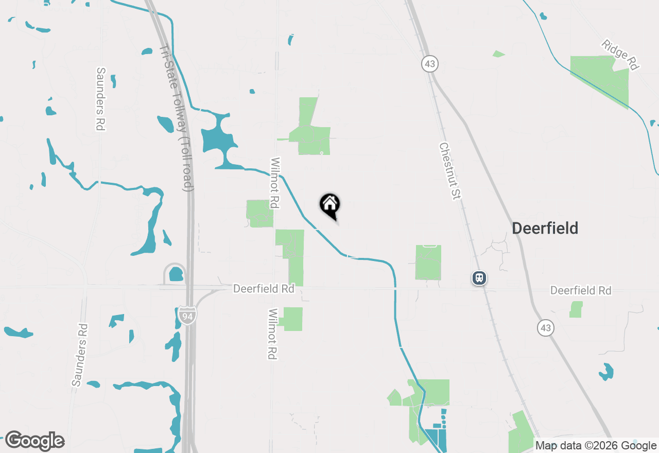 Map of 1004 Broadmoor Place, Deerfield, IL 60015