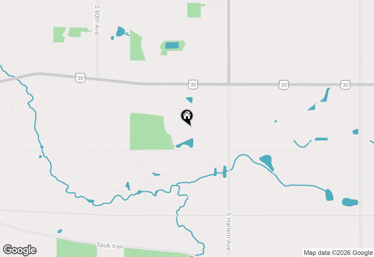Map of 21372 Brittany Drive, Frankfort, IL 60423