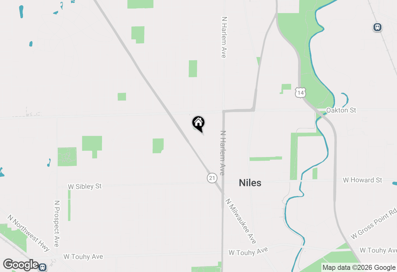 Map of 7841 N Odell Avenue, Niles, IL 60714