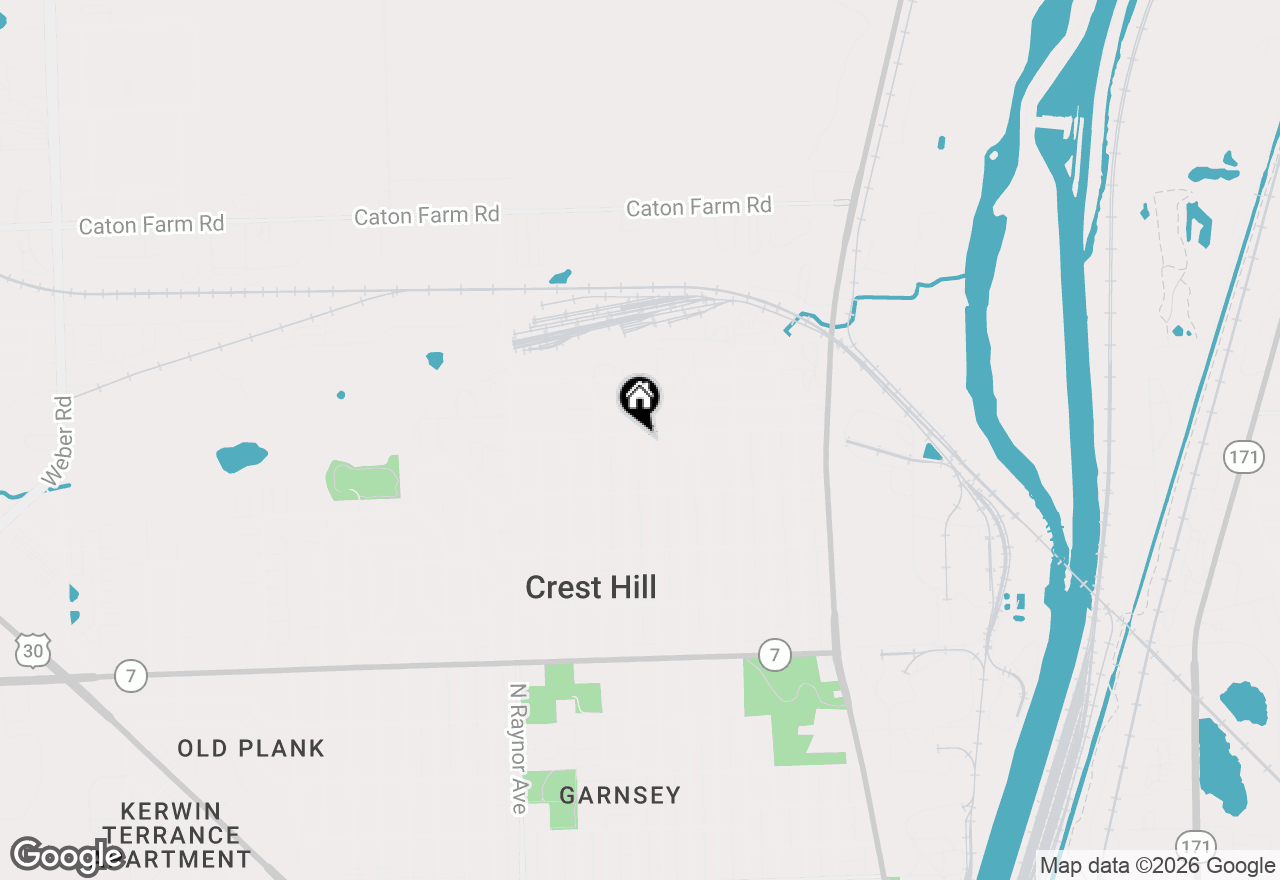Map of 555 Elsie Avenue, Crest Hill, IL 60403