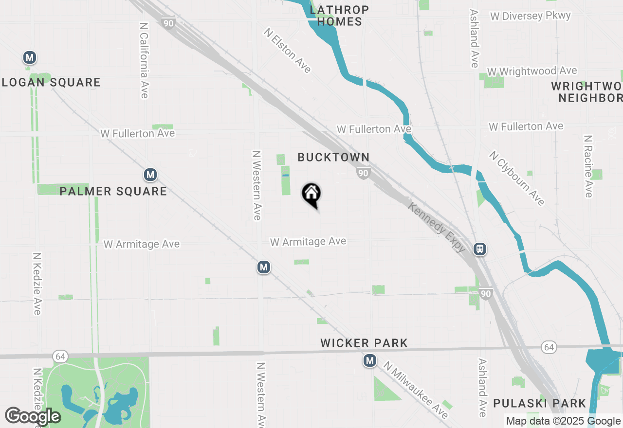 Map of 2060 N Leavitt Street, Chicago, IL 60647