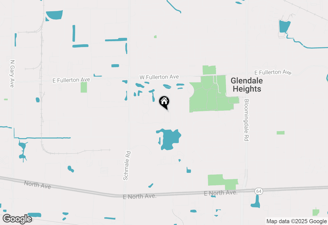 Map of 1440 Eagle Court, Glendale Heights, IL 60139