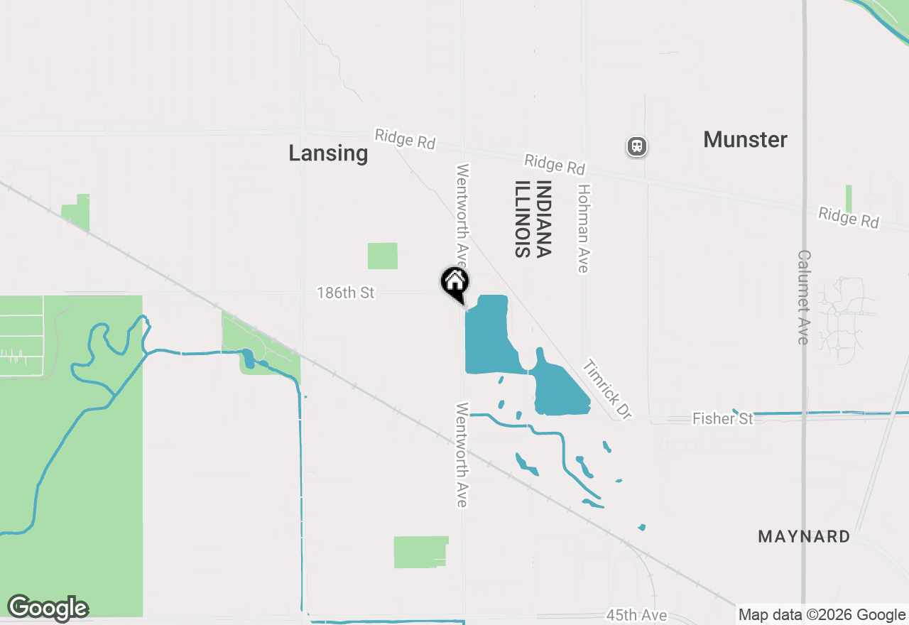 Map of 18624 Wentworth Avenue, Lansing, IL 60438