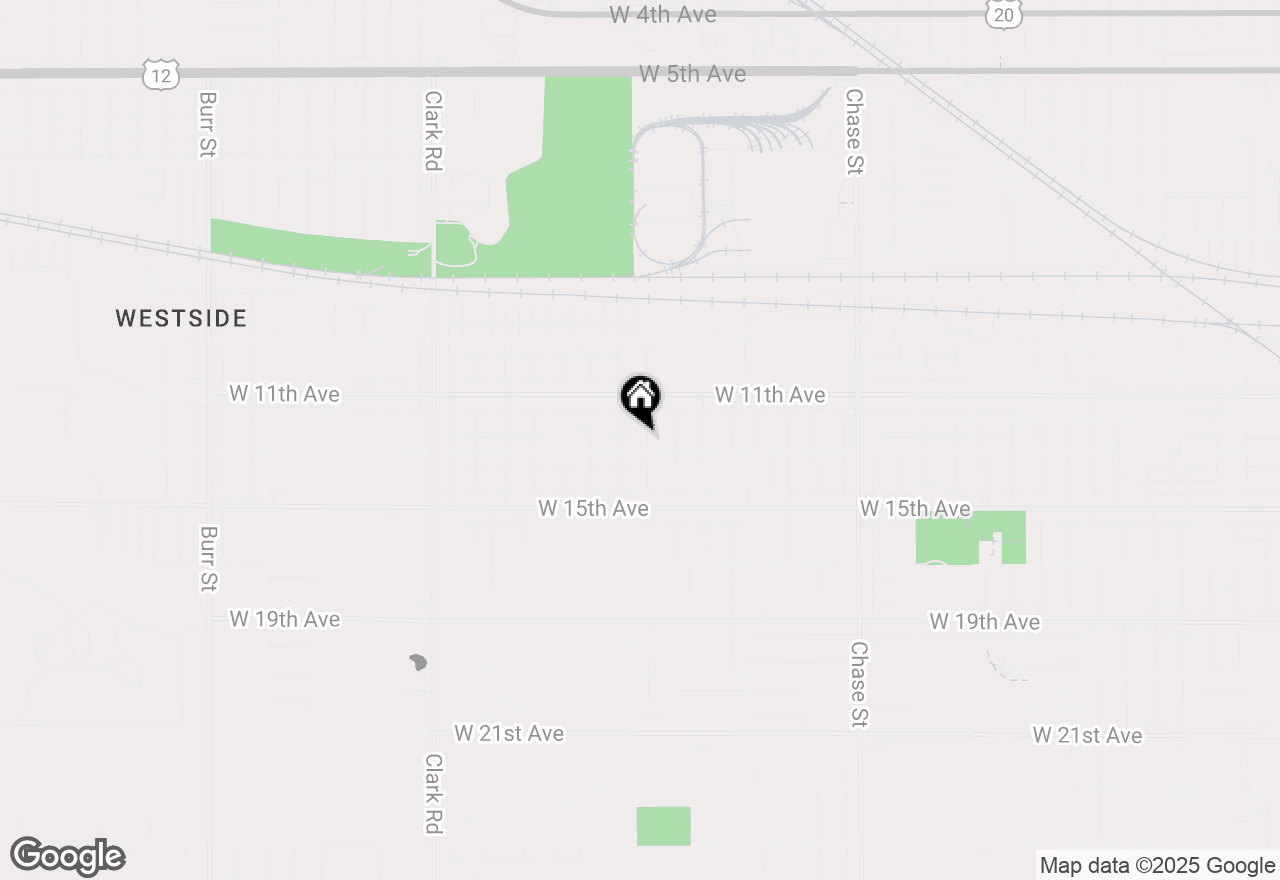 Map of 1165 Whitcomb Street, Gary, IN 46404
