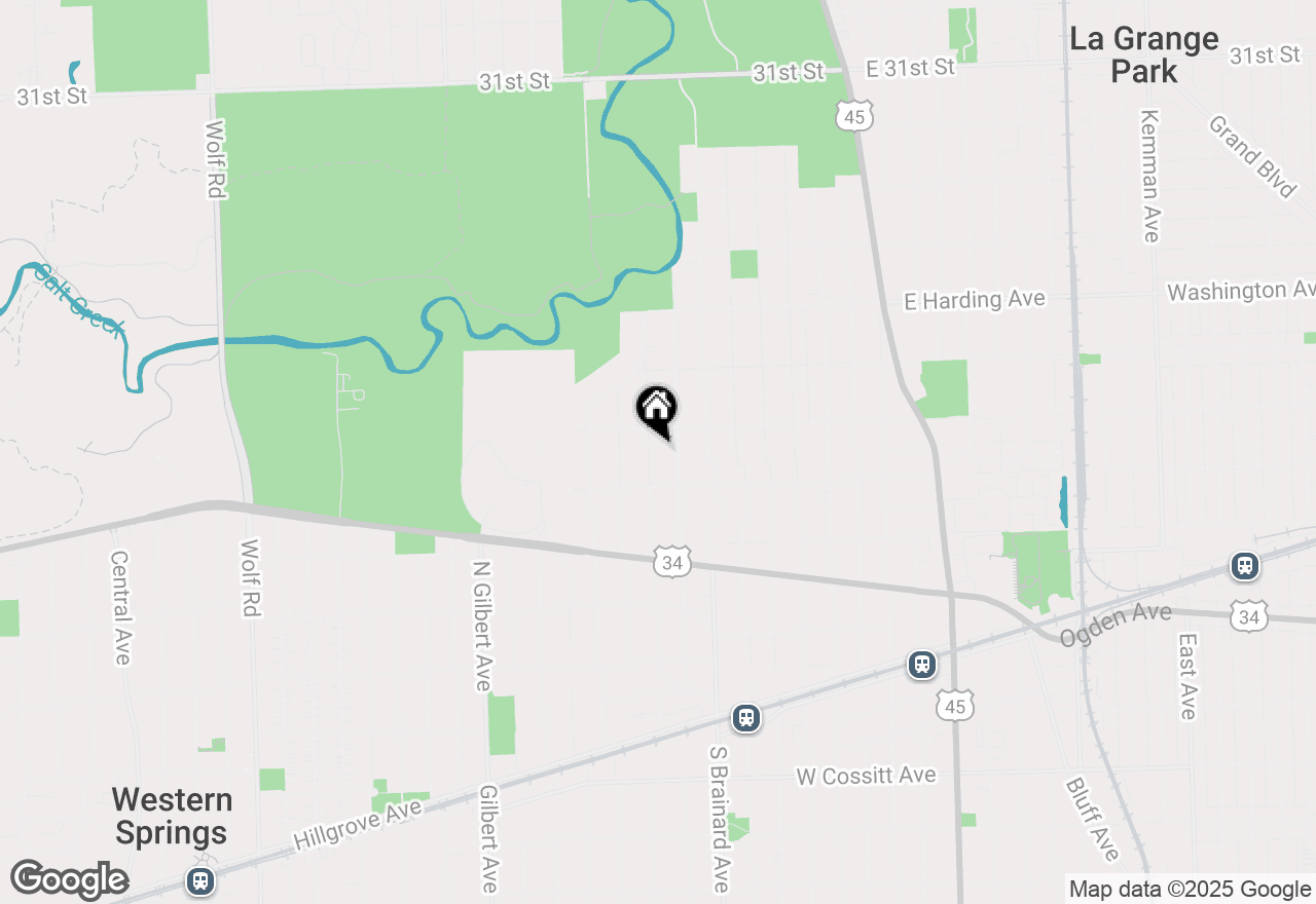 Map of 429 Dover Avenue, La Grange Park, IL 60526