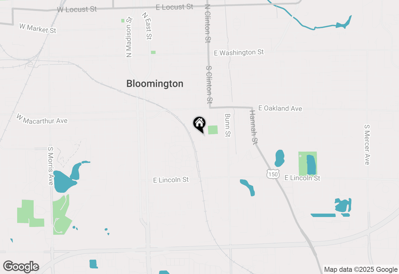 Map of 715 S Clayton Street, Bloomington, IL 61701