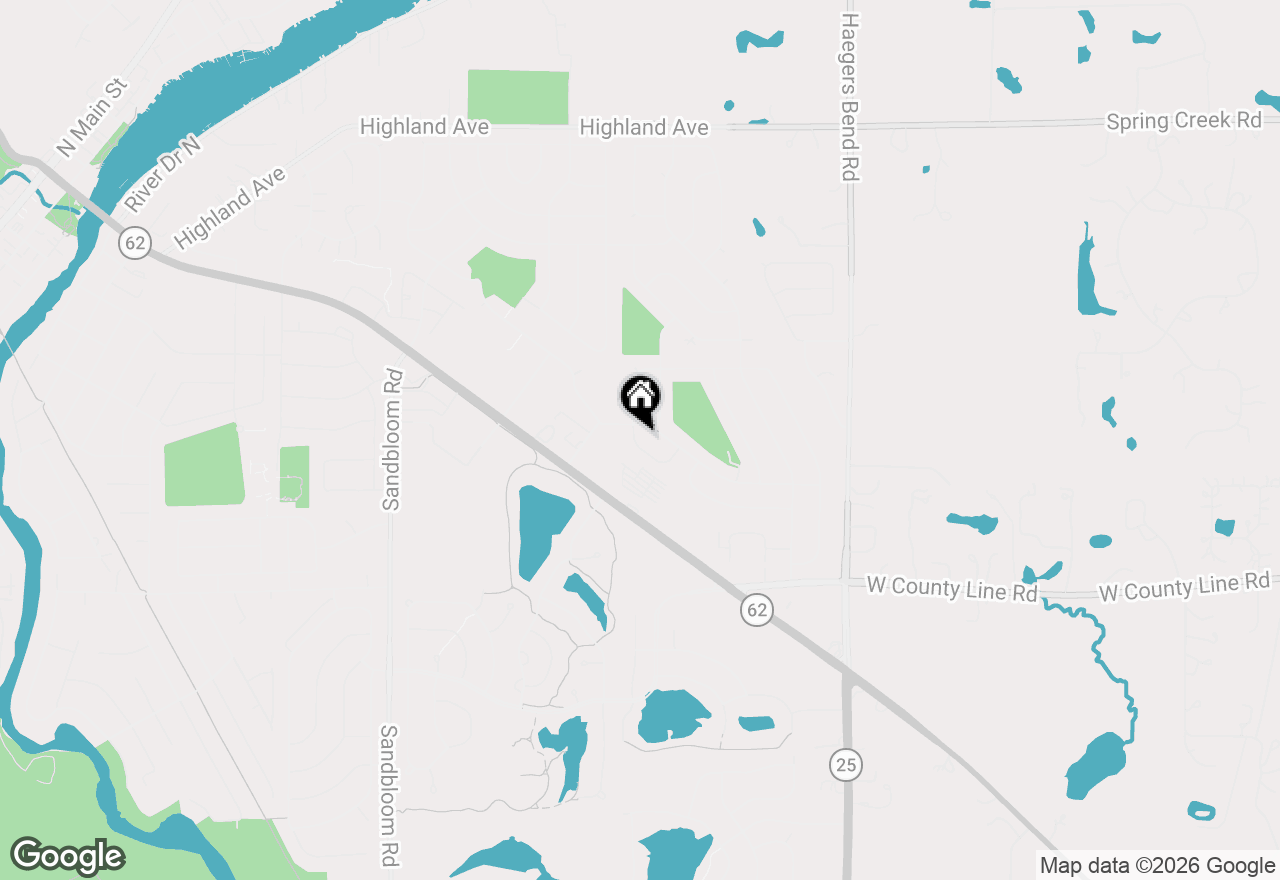 Map of 1906 Ozark Parkway, Algonquin, IL 60102