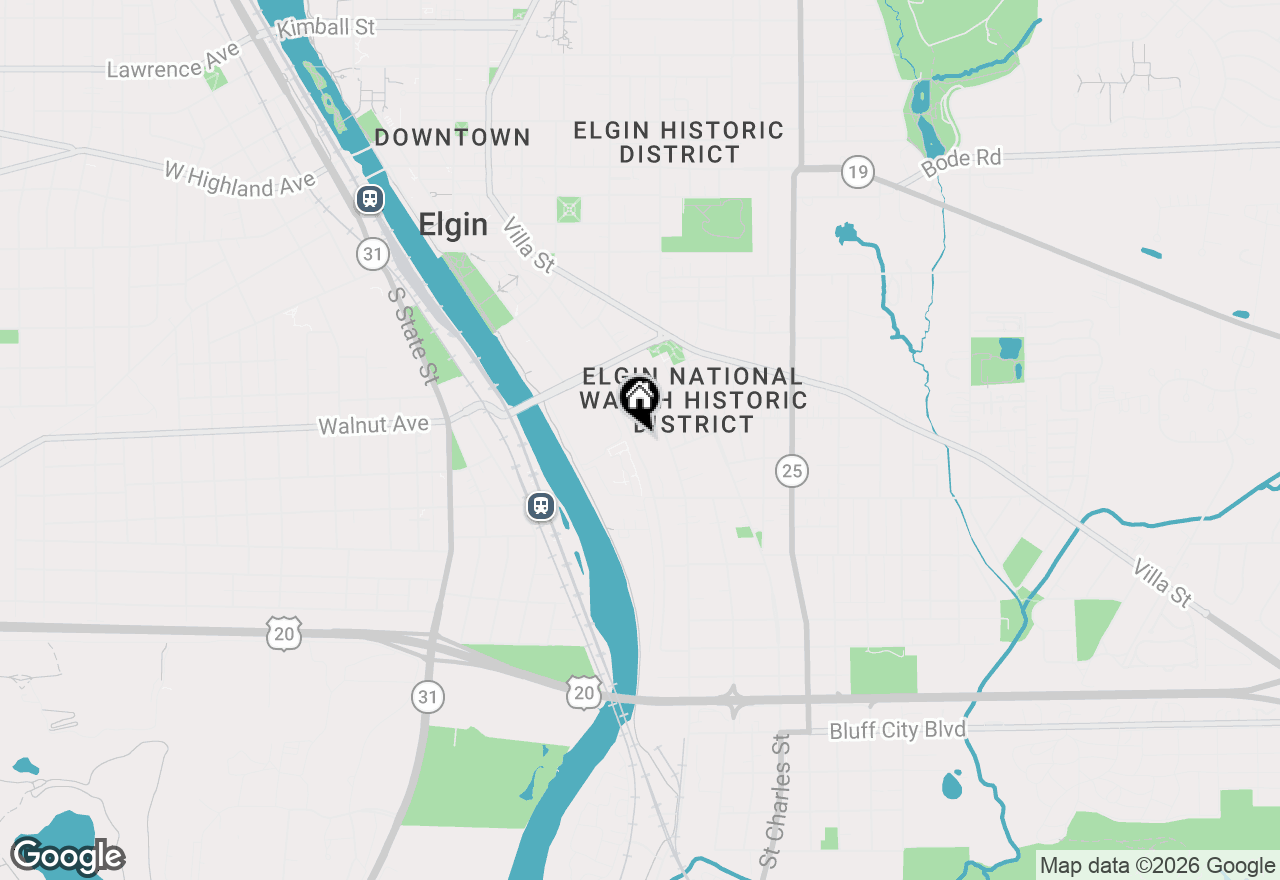 Map of 255 Bartlett Place, Elgin, IL 60120