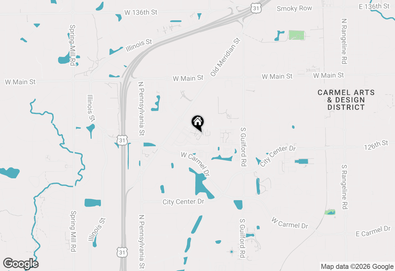 Map of 450 Sheets Drive, Carmel, IN 46032