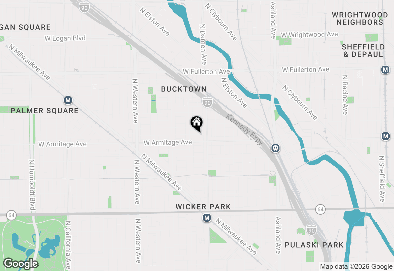 Map of 2037 W Mclean Avenue, Chicago, IL 60647