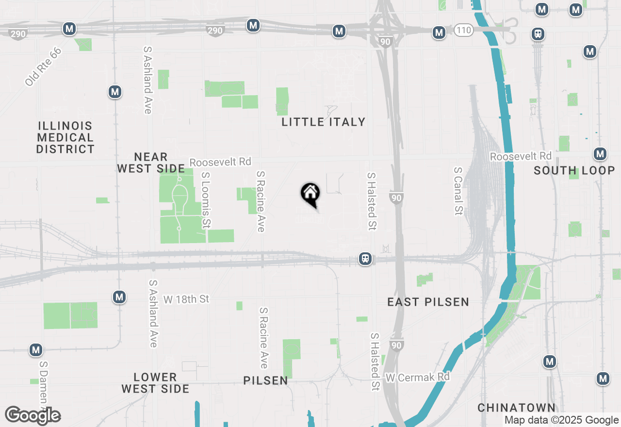 Map of 1030 W 14th #206, Chicago, IL 60608