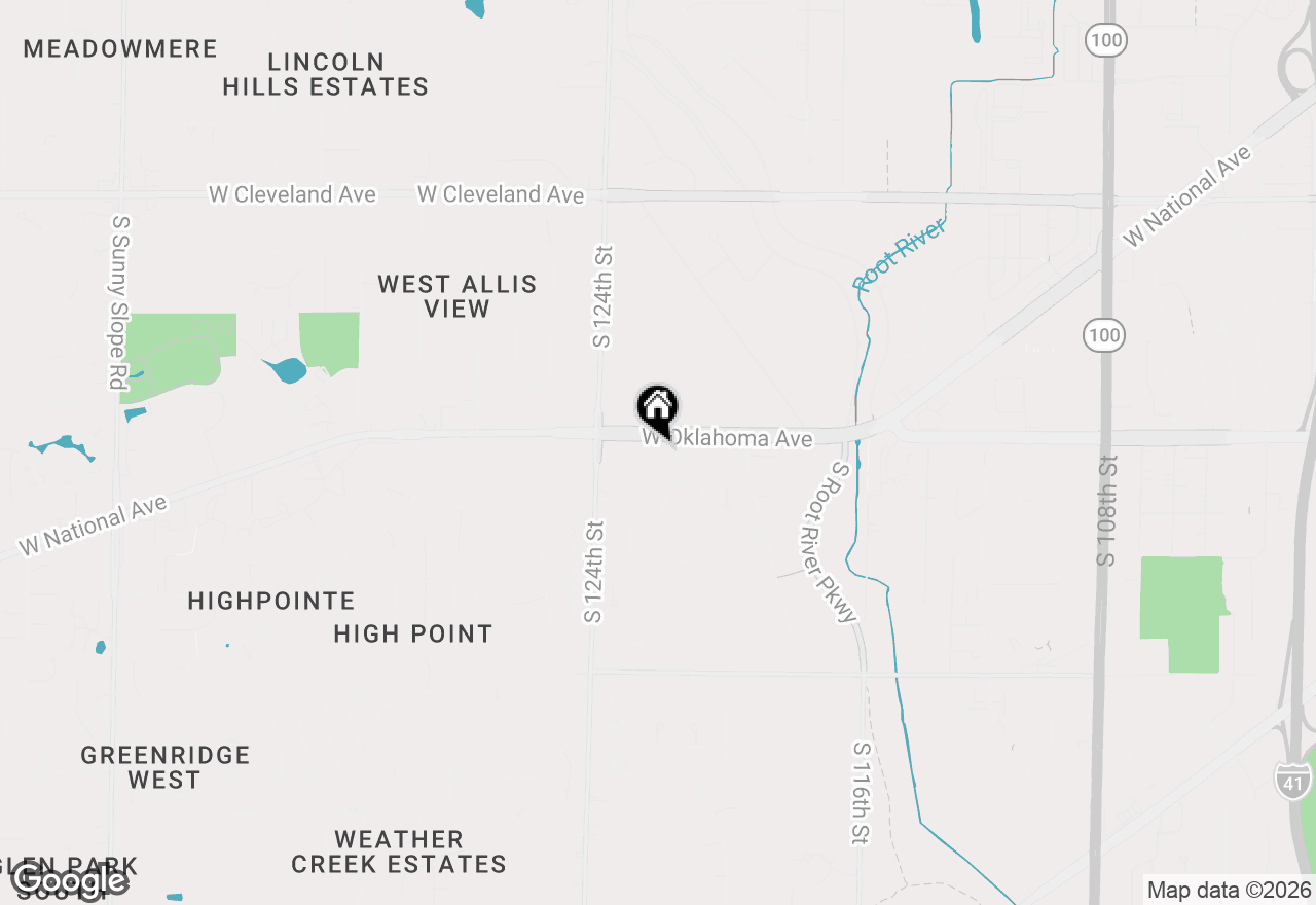 Map of 3107 S 122nd St #1, West Allis, WI 53227