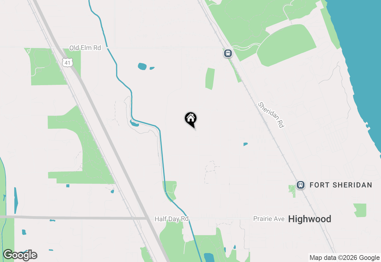 Map of 880 Apple Tree Lane, Highland Park, IL 60035