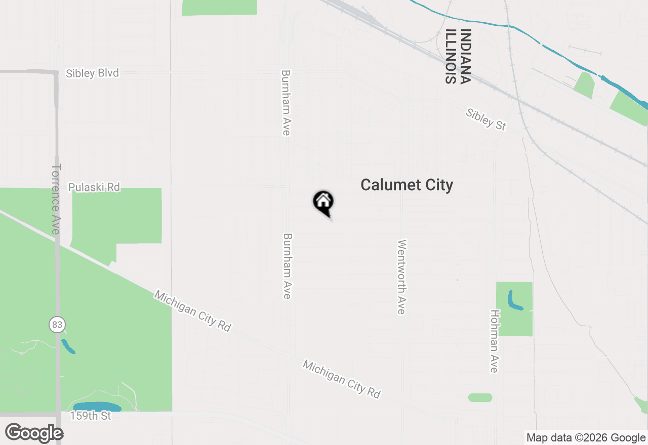 Map of 438 155th Place, Calumet City, IL 60409