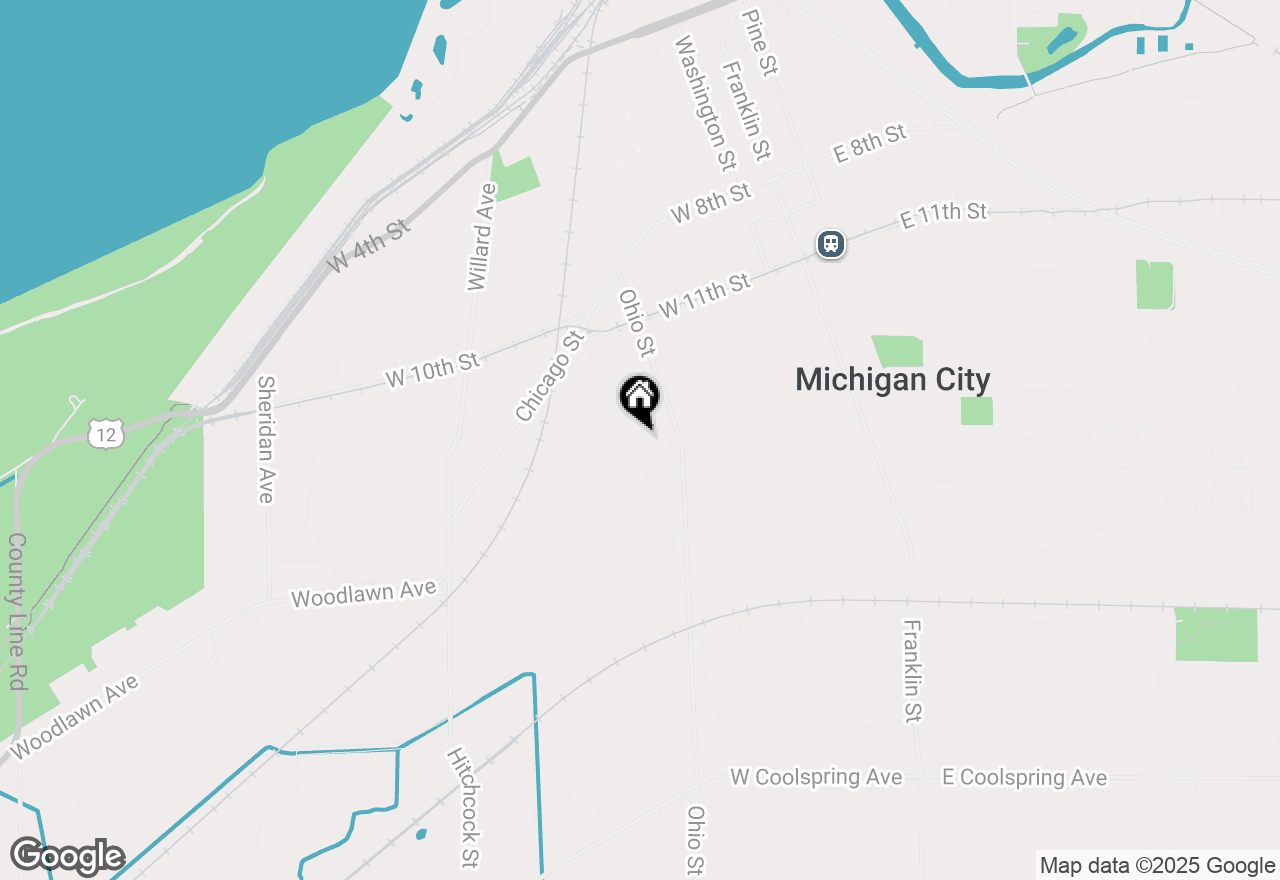 Map of 1602 Kentucky Street #1, Michigan City, IN 46360
