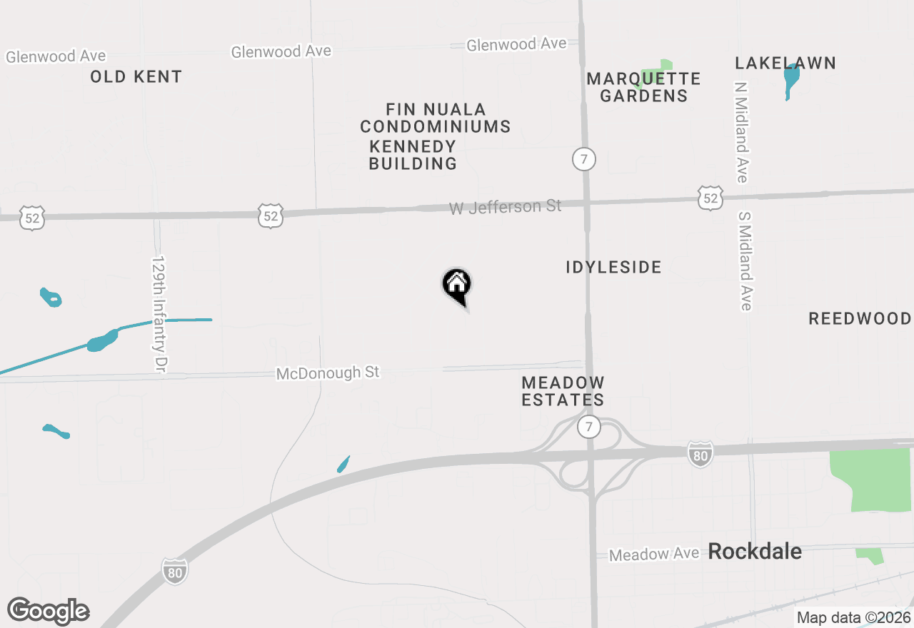 Map of 201 Kathlyn Place, Joliet, IL 60436