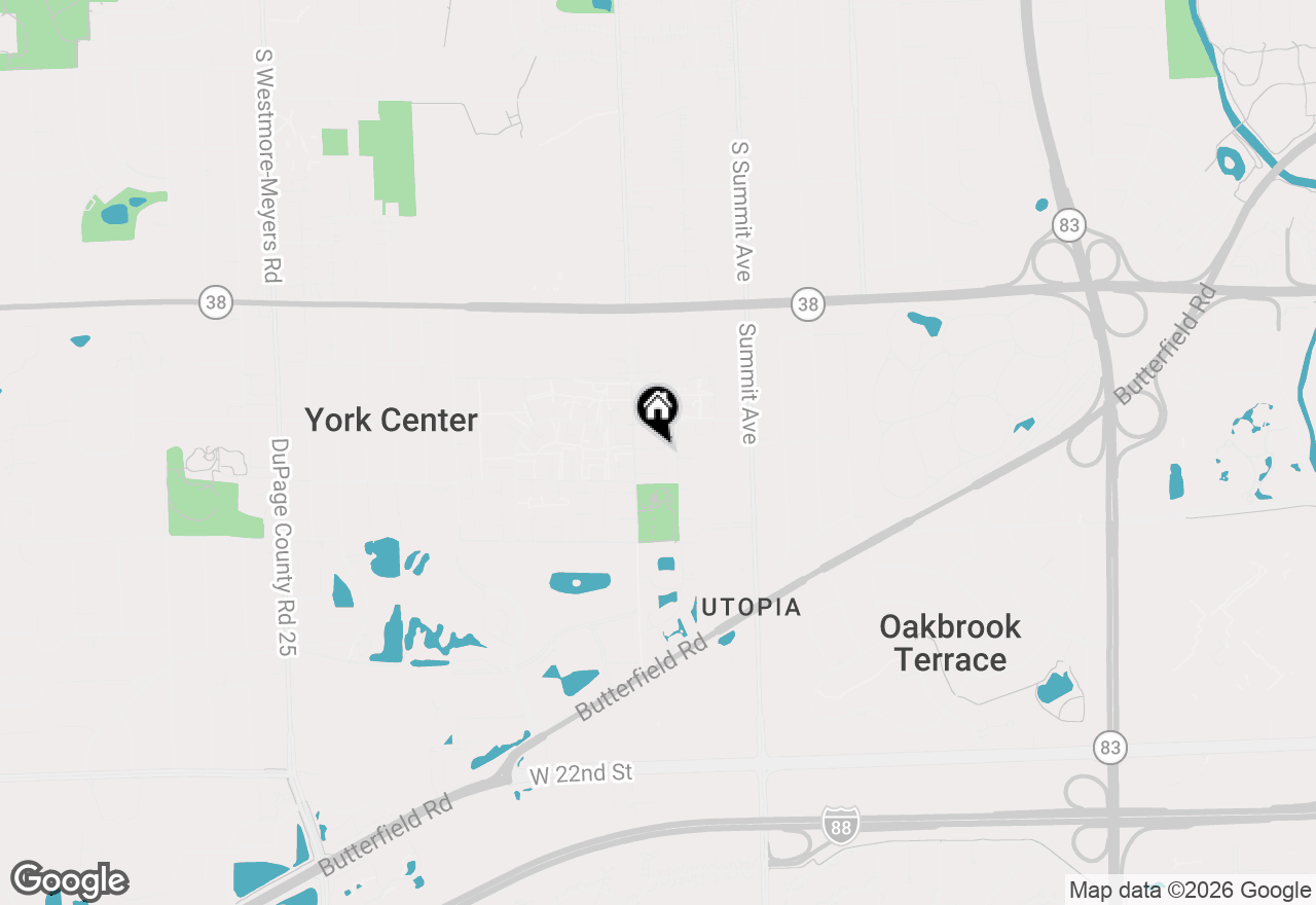 Map of 17W747 Standish Lane, Villa Park, IL 60181
