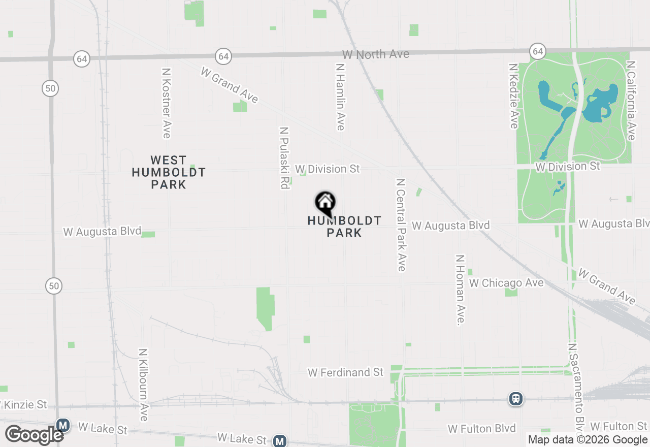 Map of 1002 N Avers Avenue, Chicago, IL 60651