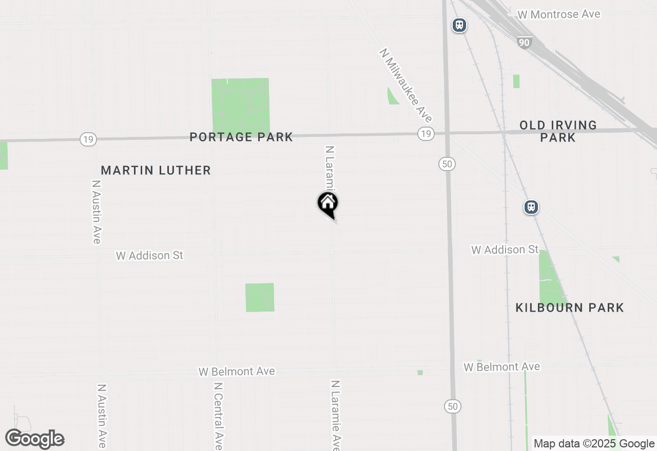 Map of 3658 N Laramie Avenue, Chicago, IL 60630